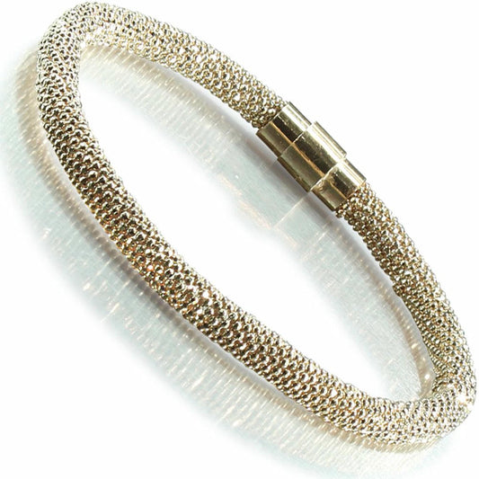 Sterling Silver Magnet Popcorn Bracelet - ABB026B