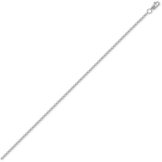 Sterling Silver 2.5 Gauge Micro Belcher Chain - ACN002B