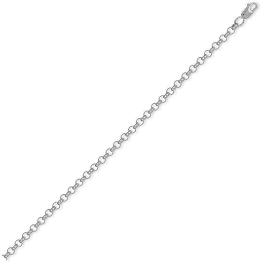 Sterling Silver 4mm Gauge Belcher Chain - ACN002D
