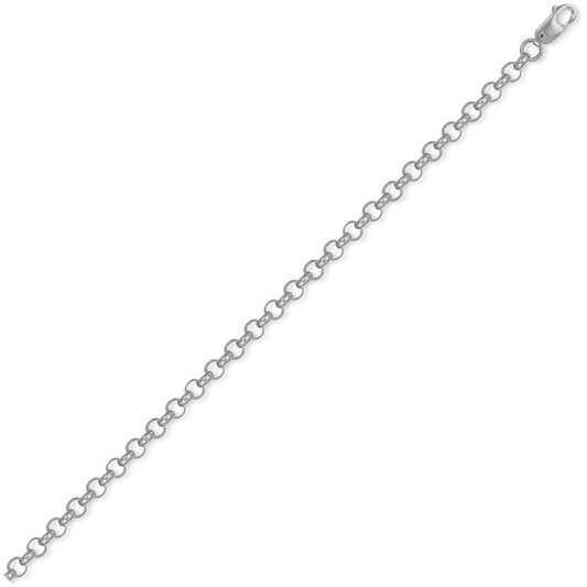 Sterling Silver 5mm Gauge Belcher Chain - ACN002E