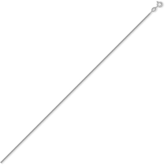 Sterling Silver 1.6mm Gauge pendant Curb Chain - ACN003B