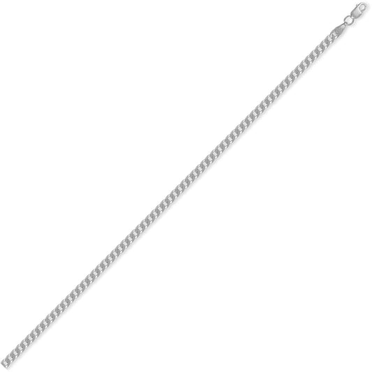 Sterling Silver 3mm Gauge Curb Chain - ACN006A