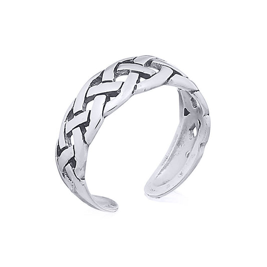 Silver Celtic Knot Toe Ring - ATR002