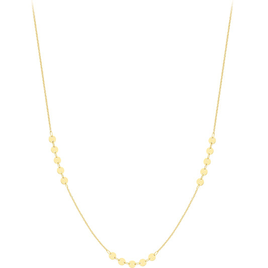 9ct Gold Gold Necklace 18"/45cm - CANR02116-18
