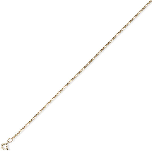 9ct Gold Round Belcher Pendant Chain Necklace - 1.9mm - CNNR02661