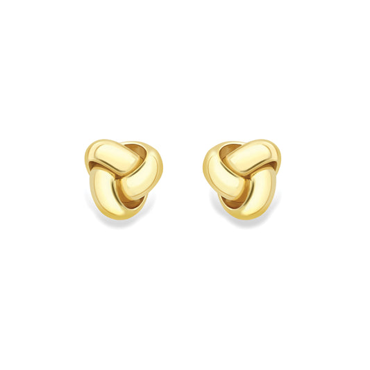 9ct Gold Knot Earrings - EANR02243