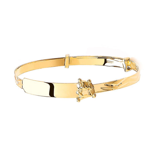 9ct Gold Expandable Childrens' Bangle - G9BN1006