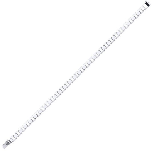 Silver Presidential Watch Link Strap Bracelet 5mm 7.5" - GVB554