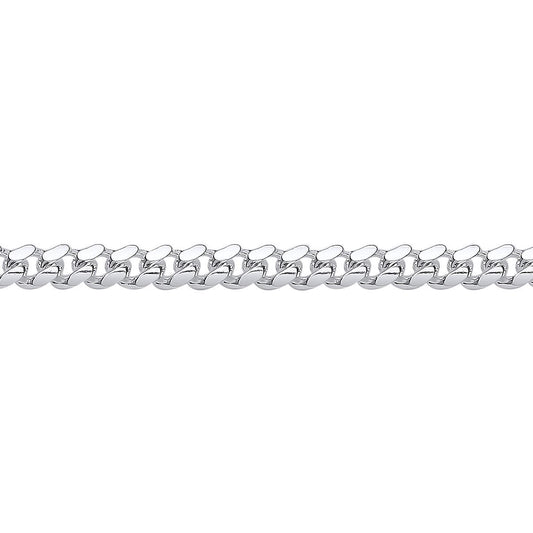 925 Silver Miami Cuban Court Curb Link Chain Necklace 5mm - GVCH55