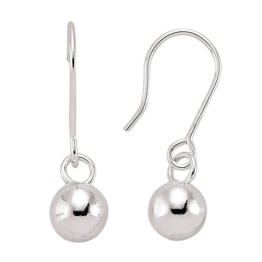 Silver Love Me Knot Drop Earrings - GVE159
