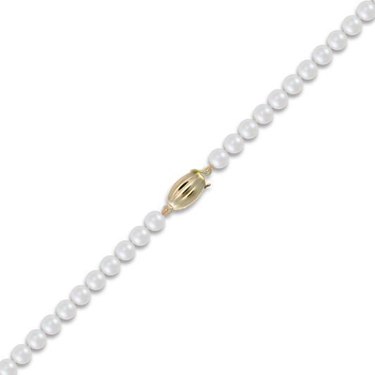 9ct Gold Clasp Akoya Pearl Elegant Necklace 6-6.5mm - JBB338