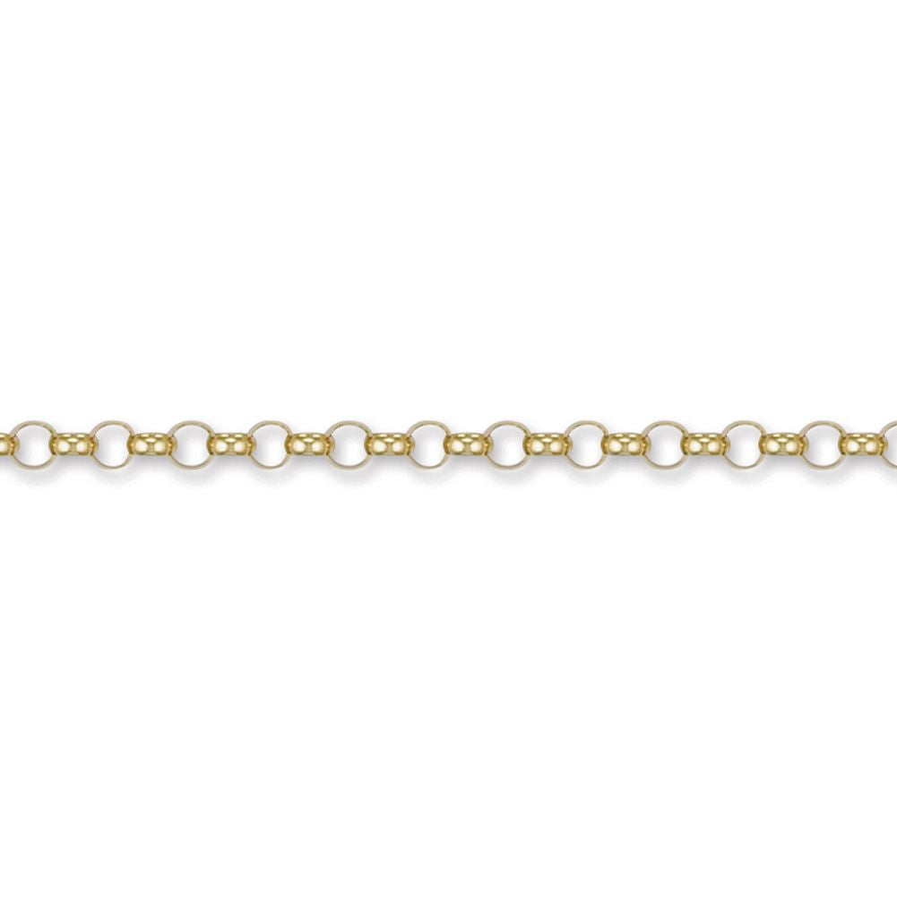 9ct Gold Round Belcher 4.7mm Chain Necklace - JCN001F