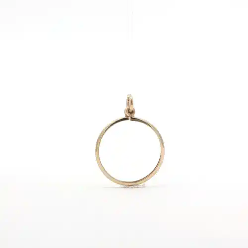 9ct Gold Plain 10th Oz Krugerrand Brittania Coin Mount Pendant - JSP019-T