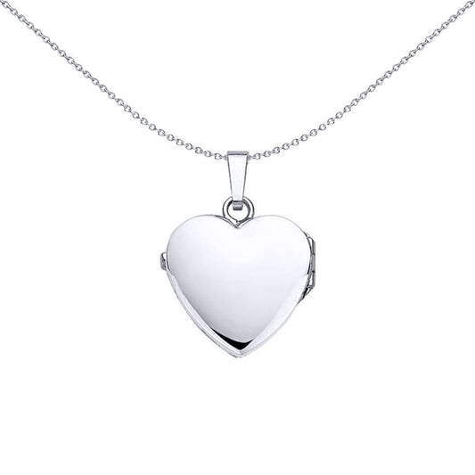 Sterling Silver Serpent Heart Striped Photo Locket Necklace - LK27