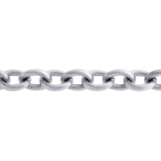 Stainless Steel Candy Twist Belcher Chain Bracelet 12.5mm 8" 20cm - STB0001