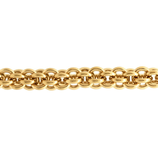 Gold-plated Stainless Steel Chain Necklace 18" 45cm - STN0004GP