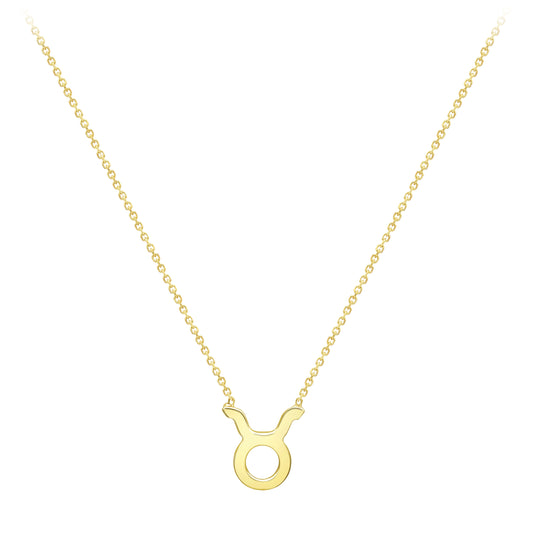 9ct Gold Taurus Necklace 16/18" 42/45cm - ZDNR02TS2