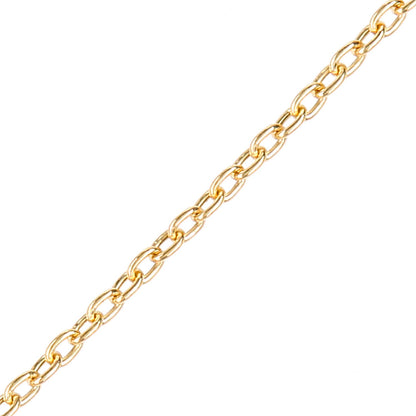 9ct Gold  Cable Chain Bracelet 2mm 7.5 inch - 060AXLBRVY-7.5