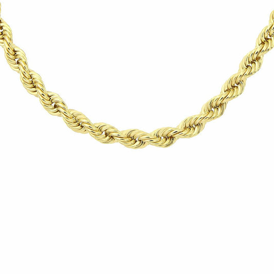 9ct Gold  Rope Chain Necklace 3.5mm 18 inch - 060AXLHVC18