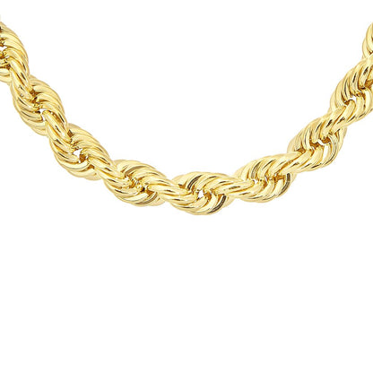 9ct Gold  Rope Chain Necklace 4.5mm - 080AXLHVC