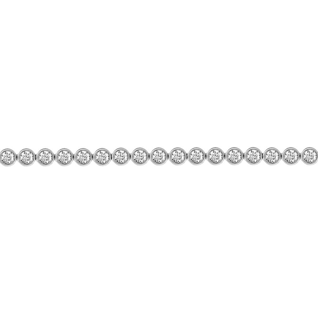 18ct White Gold  1ct Diamond Line Tennis Bracelet 2.6mm - 18B004-100