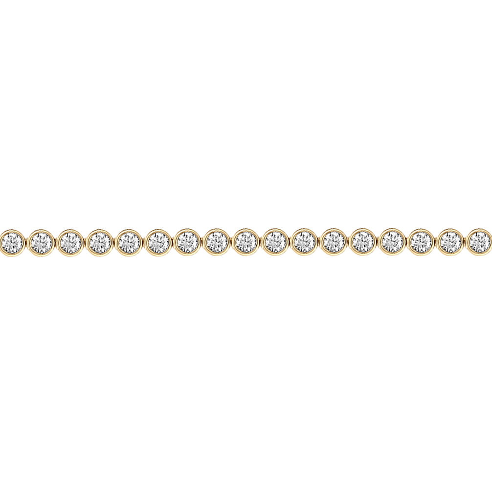 18ct Gold  2ct Diamond Line Tennis Bracelet 2.9mm - 18B005-200