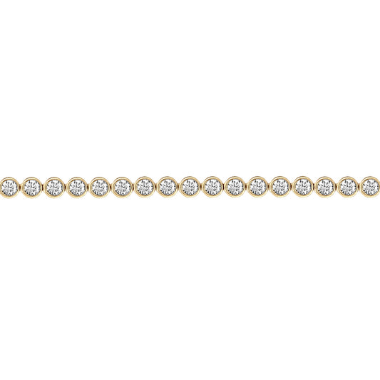 18ct Gold  3ct Diamond Line Tennis Bracelet 4.1mm - 18B005-300