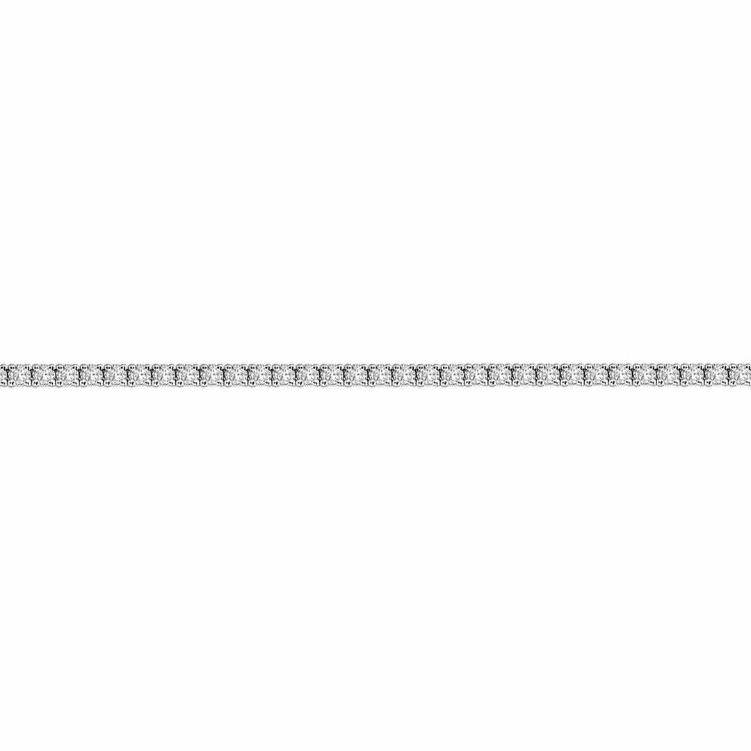 18ct White Gold  1.03ct Diamond Line Tennis Bracelet 1.5mm - 18B018-100