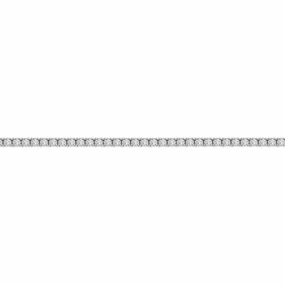 18ct White Gold  2ct Diamond Line Tennis Bracelet 2mm - 18B018-200