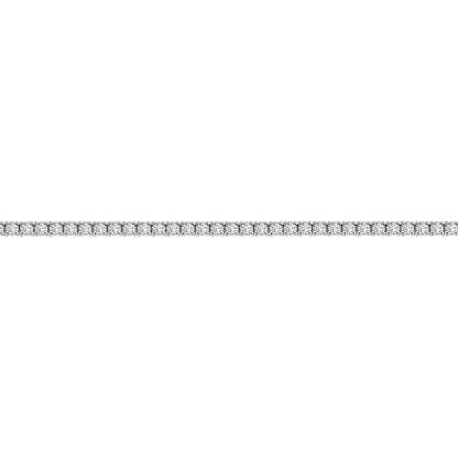 18ct White Gold  2ct Diamond Line Tennis Bracelet 2mm - 18B018-200