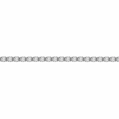 18ct White Gold  4ct Diamond Line Tennis Bracelet 2.5mm - 18B019-400