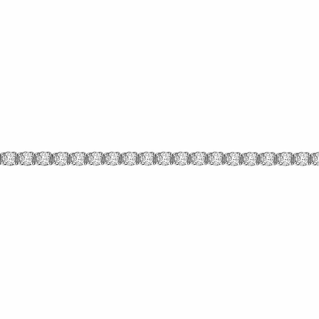 18ct White Gold  6ct Diamond Line Tennis Bracelet 3mm - 18B019-600