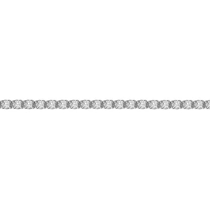 18ct White Gold  8ct Diamond Line Tennis Bracelet 3.5mm - 18B019-800
