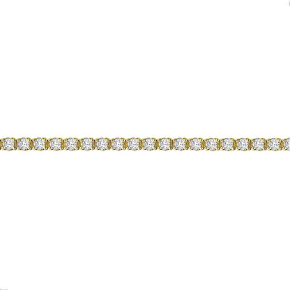 18ct Gold  4ct Diamond Line Tennis Bracelet 2.5mm - 18B051-400