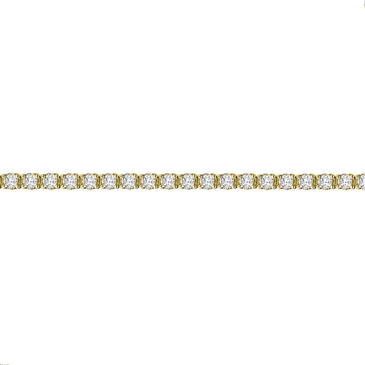18ct Gold  4ct Diamond Line Tennis Bracelet 2.5mm - 18B051-400