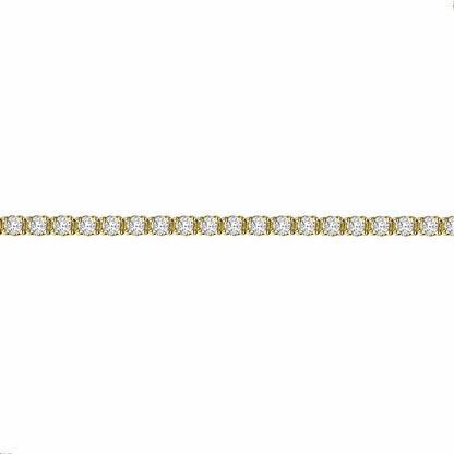18ct Gold  4ct Diamond Line Tennis Bracelet 2.5mm - 18B051-400