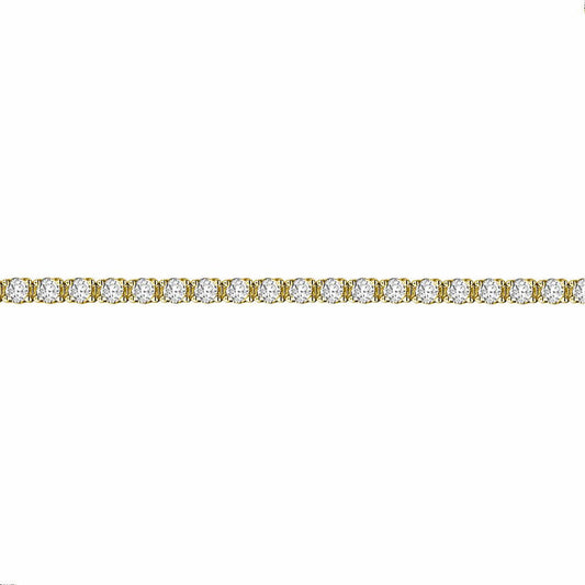 18ct Gold  4ct Diamond Line Tennis Bracelet 2.5mm - 18B051-400