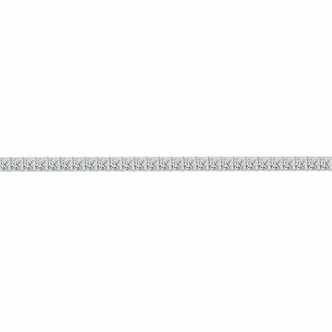 18ct White Gold  4ct Diamond Line Tennis Bracelet 2.5mm - 18B084-400
