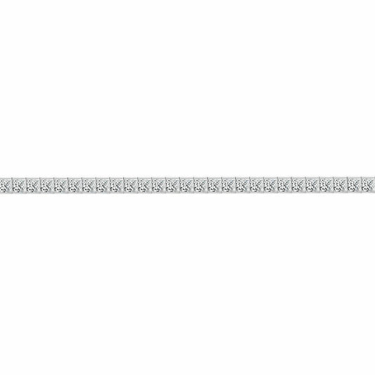 18ct White Gold  8ct Diamond Line Tennis Bracelet 2.6mm - 18B084-800