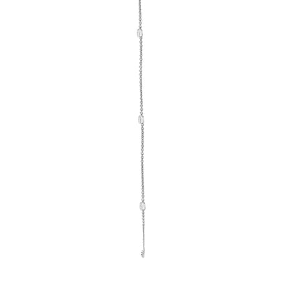 18ct White Gold  Diamond By The Inch Eternity Necklace - 18C001