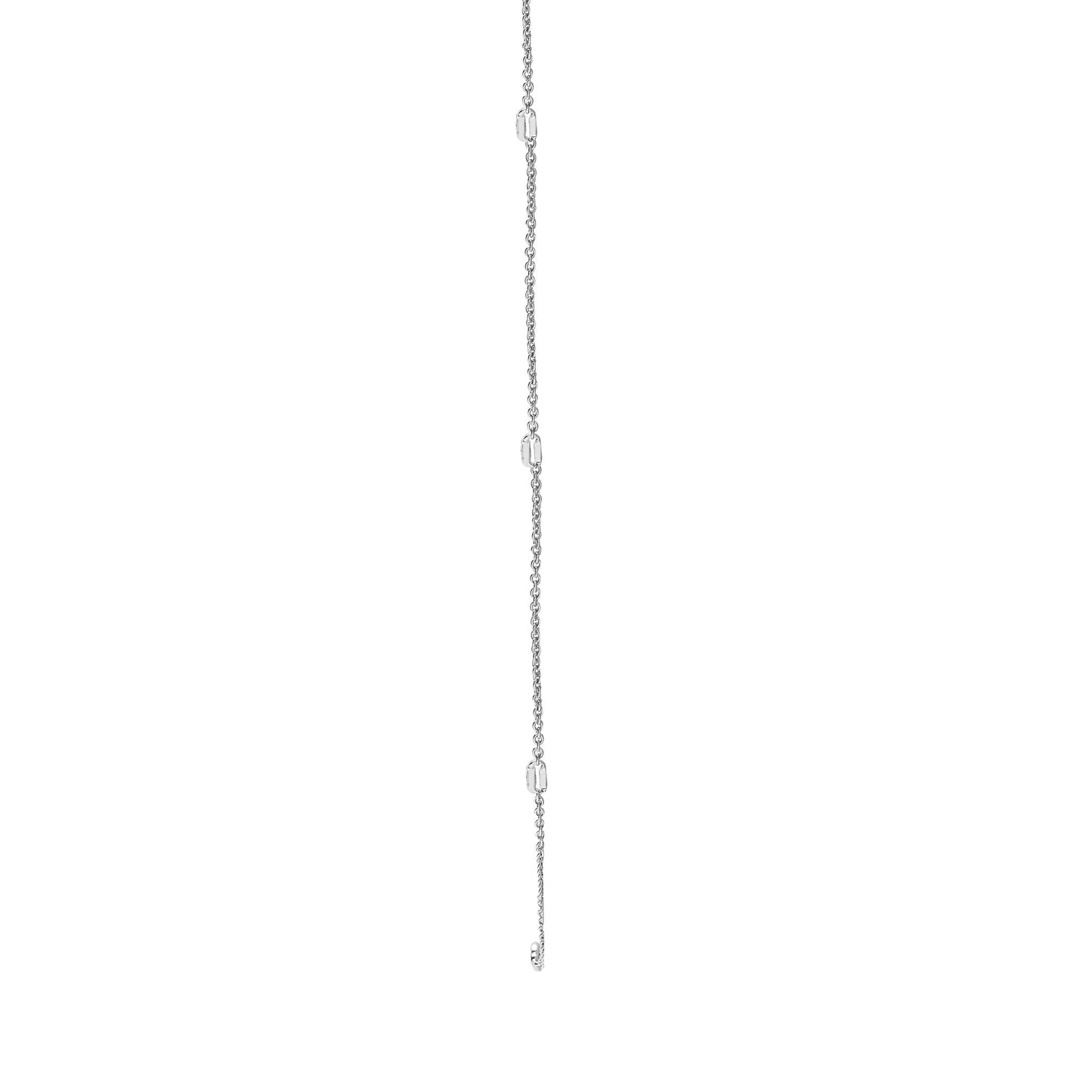 18ct White Gold  Diamond By The Inch Eternity Necklace - 18C001