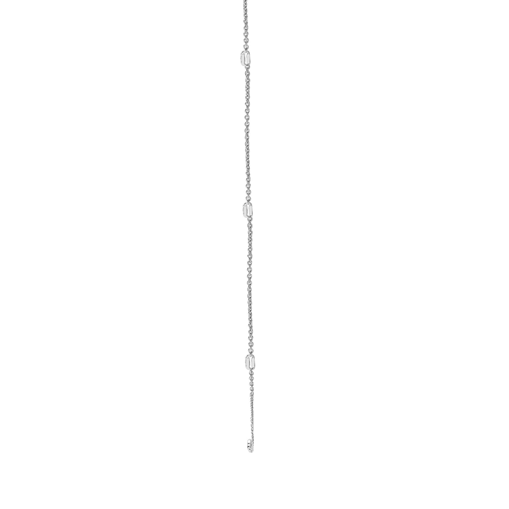 18ct White Gold  Diamond By The Inch Eternity Necklace - 18C001