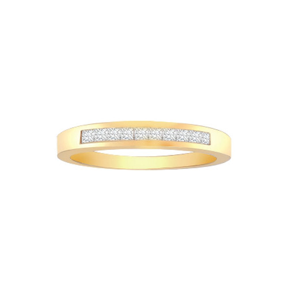 18ct Gold  0.25ct Diamond Dainty Band Eternity Ring 2.5mm - 18R185-025