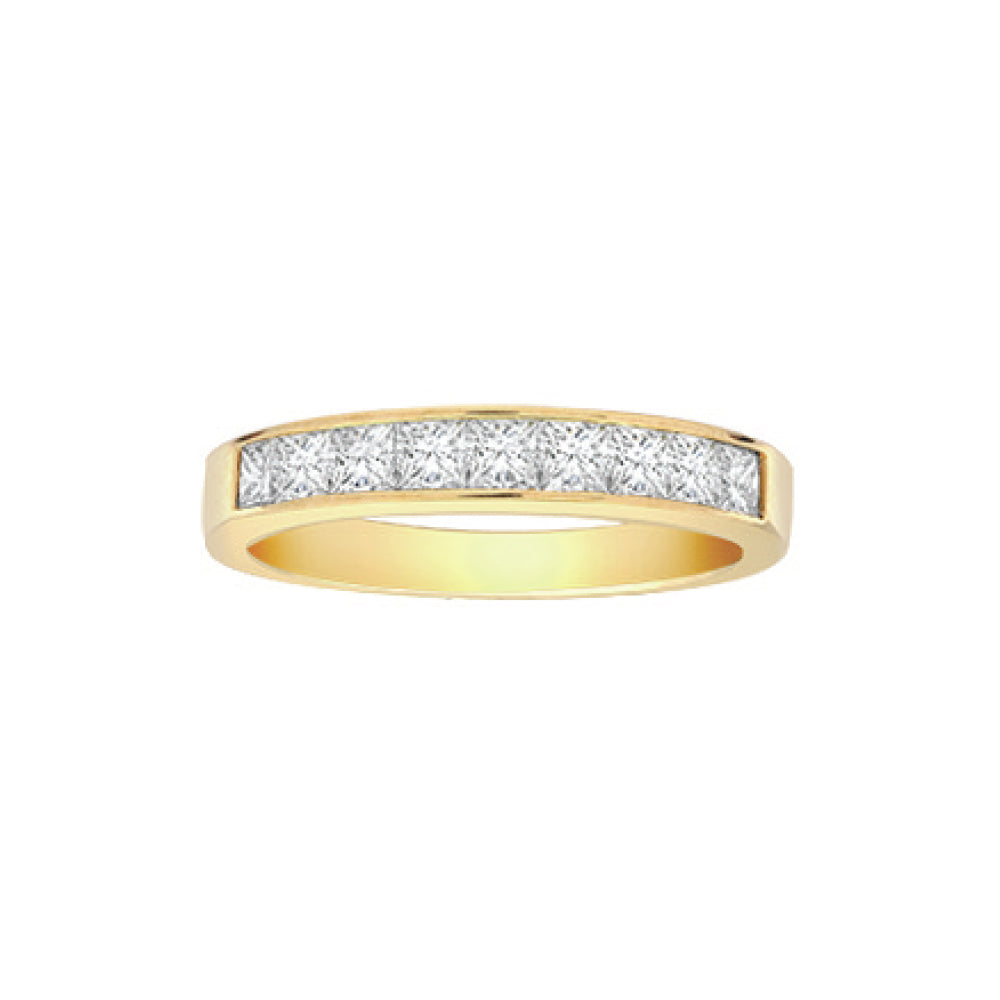 18ct Gold  0.75ct Diamond Dainty Band Eternity Ring 3.5mm - 18R185-075