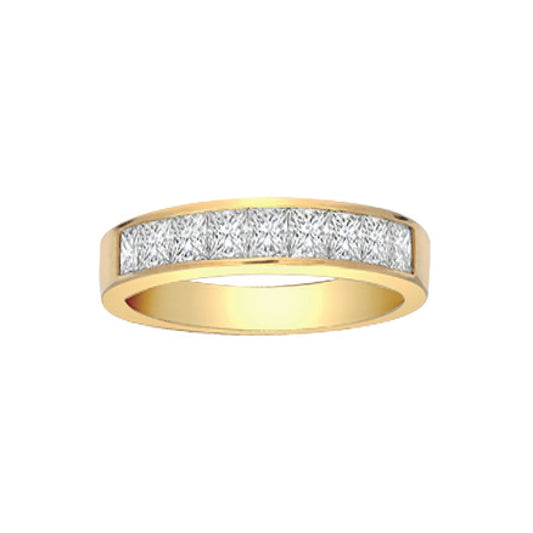 18ct Gold  1ct Diamond Dainty Band Eternity Ring 3.5mm - 18R185-100