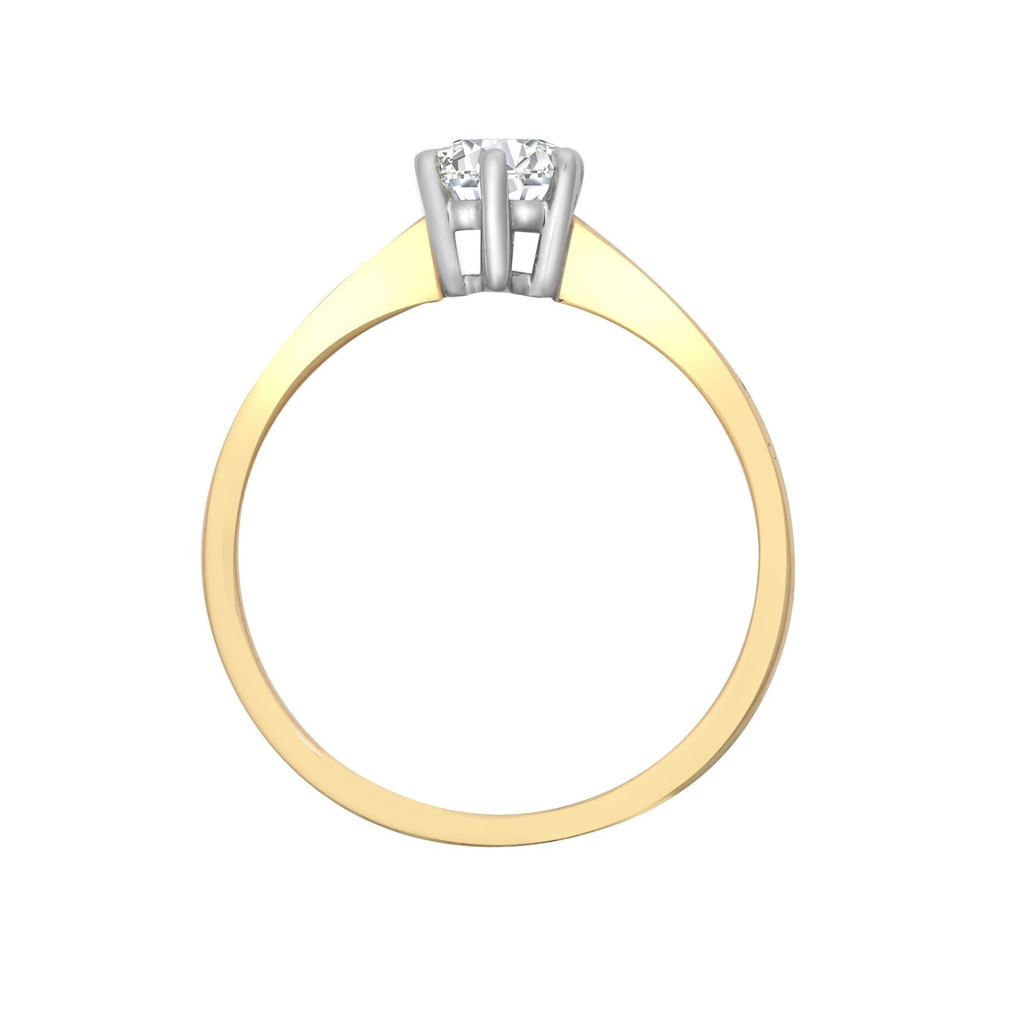18ct Gold  1.5ct D/VS Lab Grown Diamond Solitaire Engagement Ring - LAB18R306-150