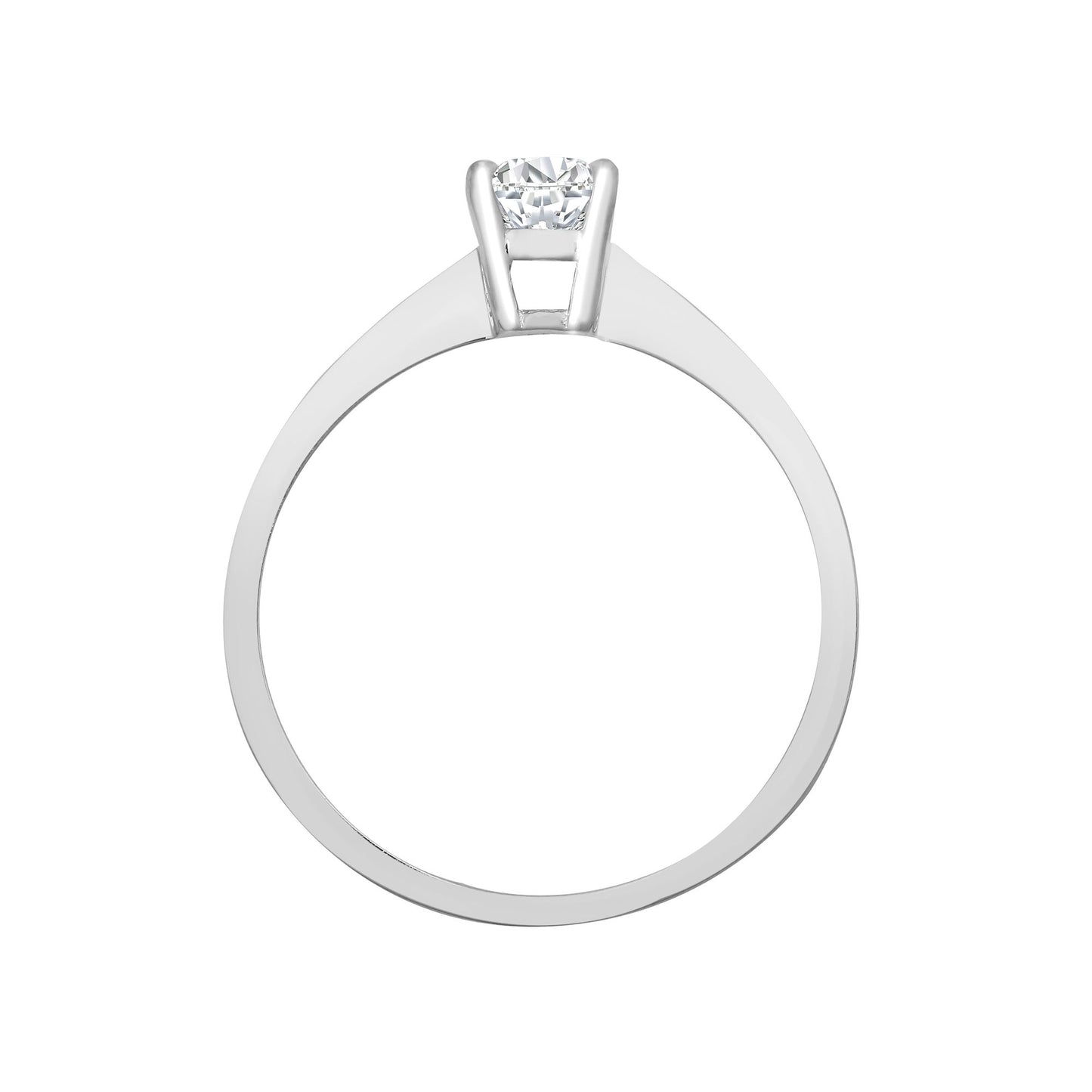 18ct White Gold  2ct D/VS Lab Grown Diamond Solitaire Ring - LAB18R321-200