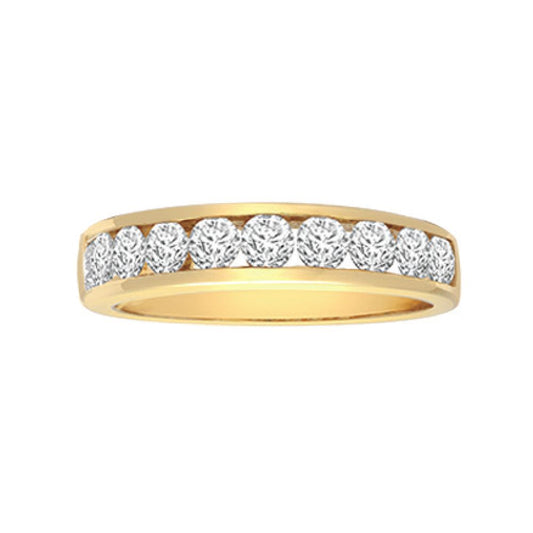 18ct Gold  1.25ct Diamond Dainty Band Eternity Ring 4.5mm - 18R347-125