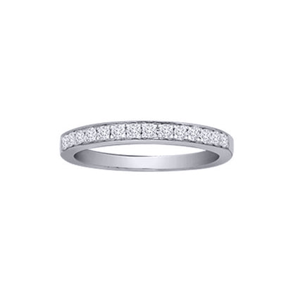 18ct White Gold  0.35ct Diamond Dainty Band Eternity Ring 2.5mm - 18R532-035