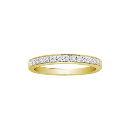 18ct Gold  0.26ct Diamond Dainty Band Eternity Ring 2.5mm - 18R889-025